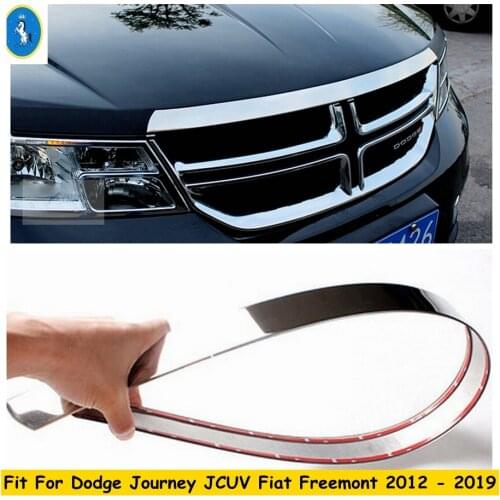 Yimaautotrims Auto Accessory Front Hood Bonnet Grille Grill Bumper Cover Trim For Dodge Journey JCUV Fiat Freemont 2012 - 2019
