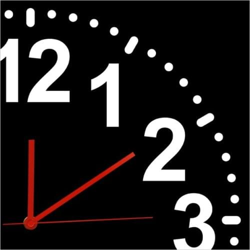 Infinity Quarter Wall Clock Modern Milimalist Wall Art Silent Non Ticking Wall Clock Home Decor Incomplete Clock Face Wall Watch