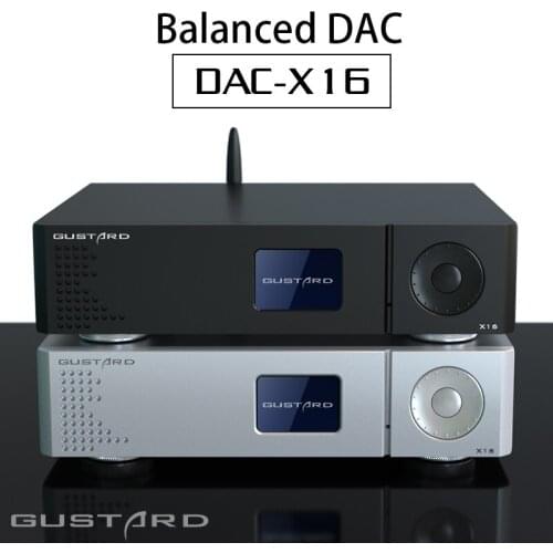 GUSTARD DAC-X16 DAC MQA Decoder Bluetooth 5.0 LDAC Dual ES9068AS Native Balanced XMOS XU216 USB IIS DSD512
