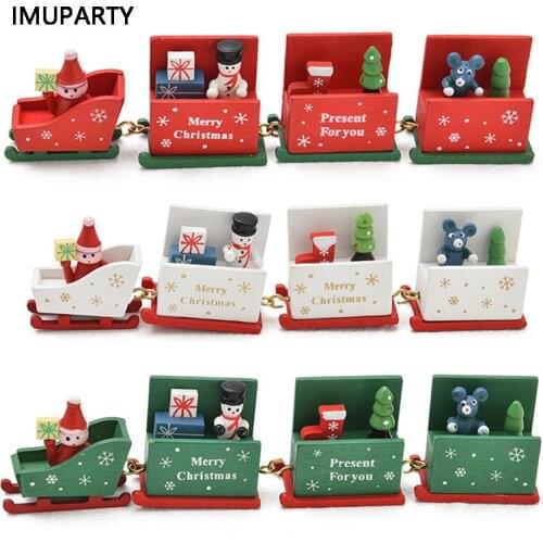 Деревянные новогодние украшения IMUPARTY China At AliExpress