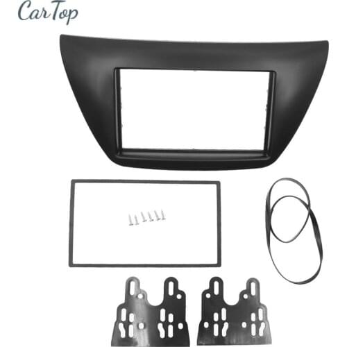 2 Din For 2006 Mitsubishi Lancer IX DVD Player Trim Installation Kit Plate Frame Car Radio Fascia