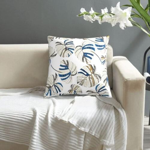 Monstera Leaves Pattern pillowcase printed cushion cover sofa waist pillow pillow cover