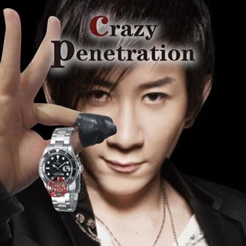 Lu Chen Crazy Finger Penetration Breaks Away Magic Tricks Close Up Stage Props Magie Magieian Gimmick Comedy Funny Toys