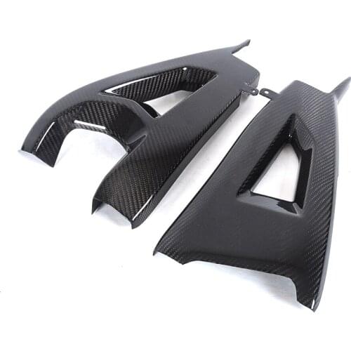New 100% Real Carbon Fiber Motorcycle Swing Arm Covers Swingarm Cover Fairing For KAWASAKI ZX10R 2016 2017 2018 Accessories