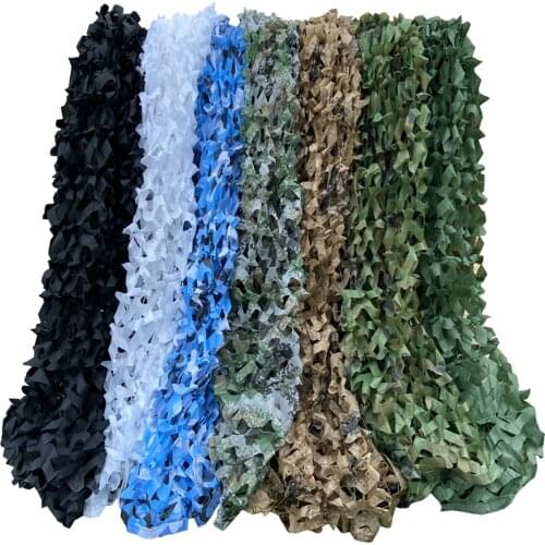 Big Size Sun Shelter 5M* 6 7 8 9 10 Hunting Military Camouflage Nets Mesh Woodland Camo netting Car Covers Tent Shade Camping
