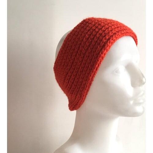 Pafuli Hand Knitted Winter Tape Orange
