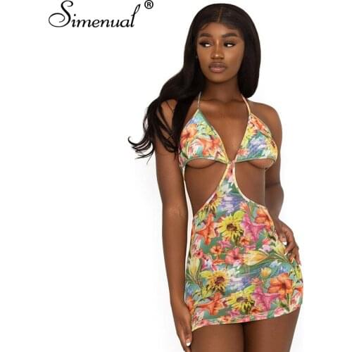 Цветочные летние платья Simenual China At AliExpress