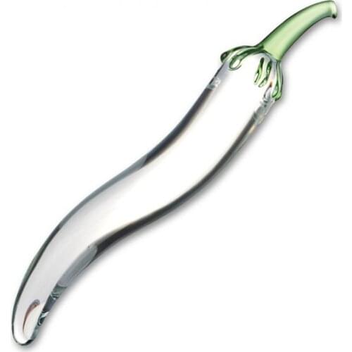 Pyrex Glass Dildo for Women Masturbation Sex Toy Pepper Vegetable Artificial Penis Anal Plug Sex Toy Tube Gays Sex Product