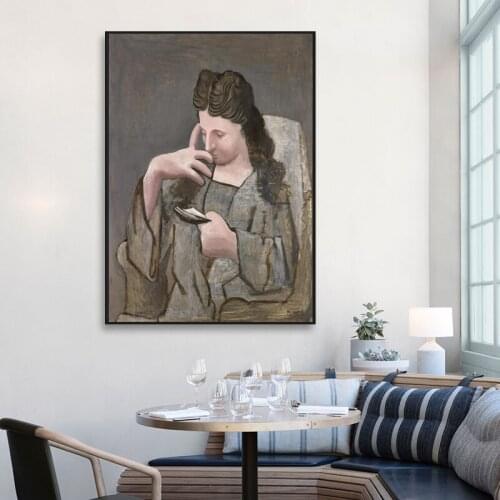 Vintage Woman Canvas Paintings Wall Art Prints Poster Living Room Decor Decorative Paintings On The Wall Home Decor Unframed