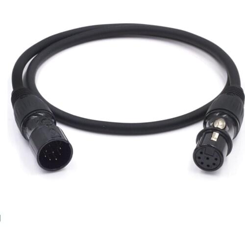 High Quality 7 Pin 7P 7Pin XLR to XLR Male to Female Audio Cable