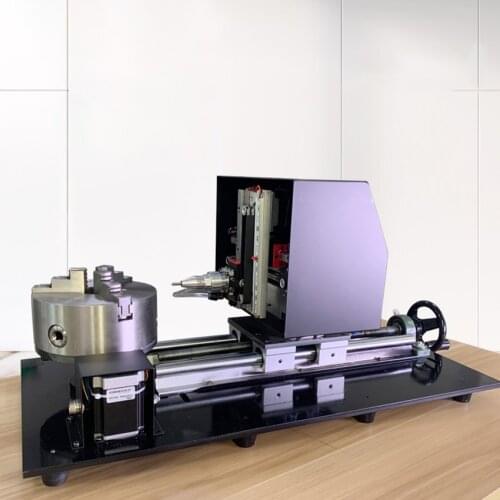 100W Industrial Pneumatic Marking Machine Engraving 0.1-2mm Horizontal Electric Metal Marker Rotating Circle Three Axis 220/110V