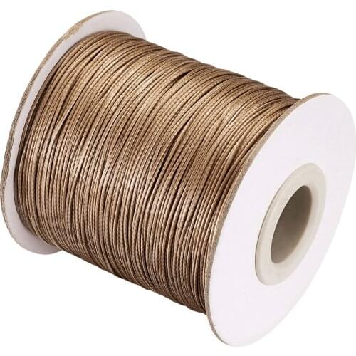 183M/roll Korean Waxed Polyester Cord Mixed Colors Waxed Thread Cord String Strap Bead Rope Necklace Bracelet DIY Jewelry Making