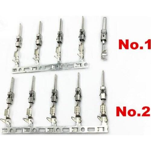 50pcs/lot Male Crimp Terminals (Pins) For Repair Wire Door Wire Loom Connector Plug 1K0937722D For Audi VW Skoda Seat