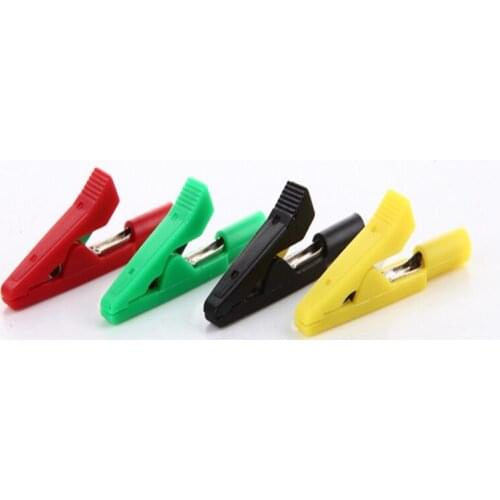 5A Copper Alligator Clip Cable Wire Battery Crocodile Clips Electrical Clamp Tester Probe Car Double-ended