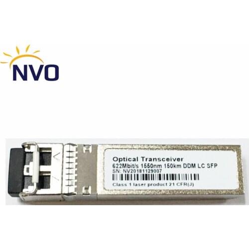 622Mbps SM LC SFP Module, 622M,1550nm 120KM,DDM,Dual Fiber,LC SFP Fiber Transceiver Module