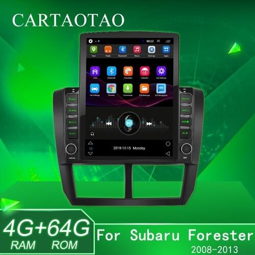 9.7" Tesla screen Android 9.0 For Subaru Forester android 2008 2009-2012 Car Radio navigation multimedia player 2 din car gps