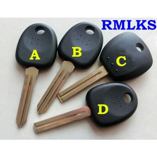 RMLKS Transponder Key Shell With Left Right Key Blade Fob Key Blank Cover Replacement Case For Hyundai Elantra