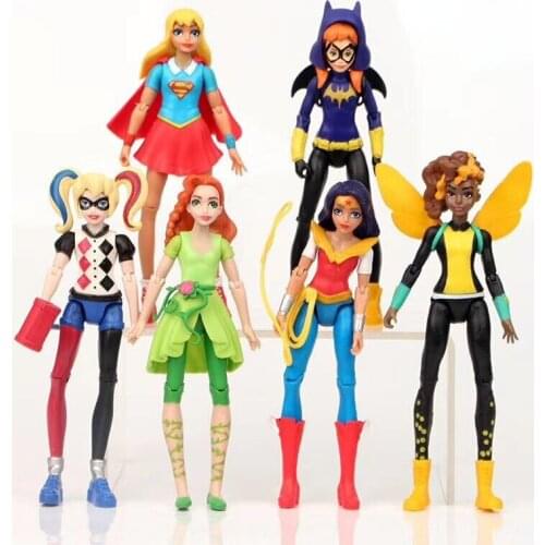 Marvel Anime Hand Office Boy Avengers Wonder Woman 6 Supergirl Ornaments Toys Hobbies Action Figures Holiday Gift for Children