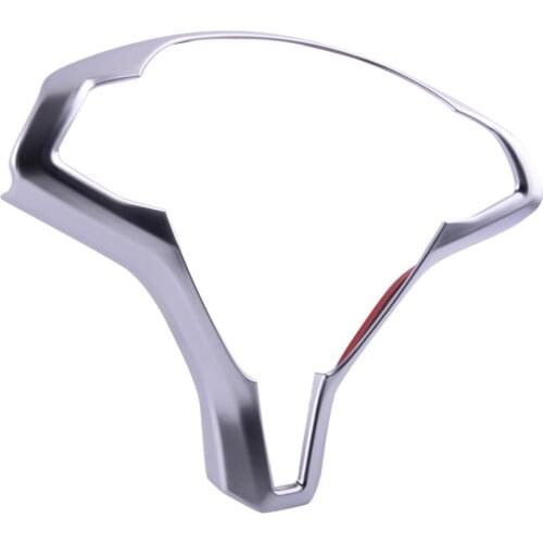 Chrome Style ABS Steering Wheel Frame Cover Trim Moulding Fit For Tesla Model X S 2016 2017 2018 2019