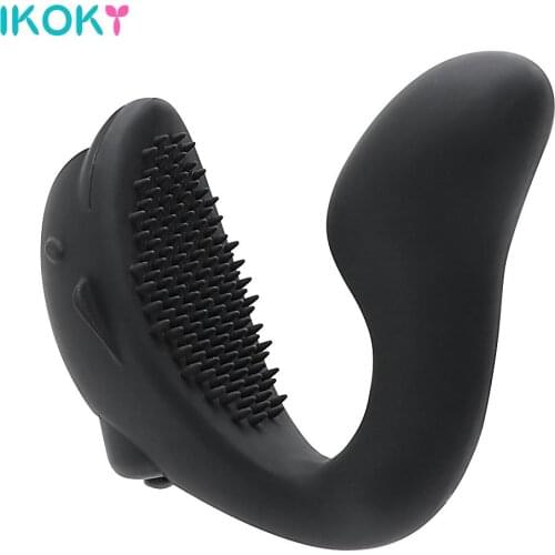 IKOKY Vagina Shock Vibrator Sex Toys For Women Anal Plug Massager Clitoris Stimulator