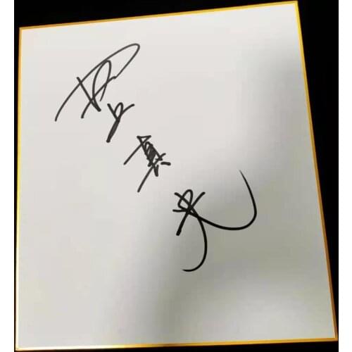 InoueMao Inoue Mao autographed shikishi card art board 27*24cm limited J-POP 032021