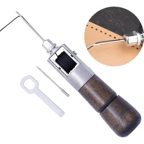 LMDZ Hand Sewing Machine Leather Sewing Tool Leather Waxed Thread for Leather Craft Edge Stitching Belt Strips Shoemaker Tools