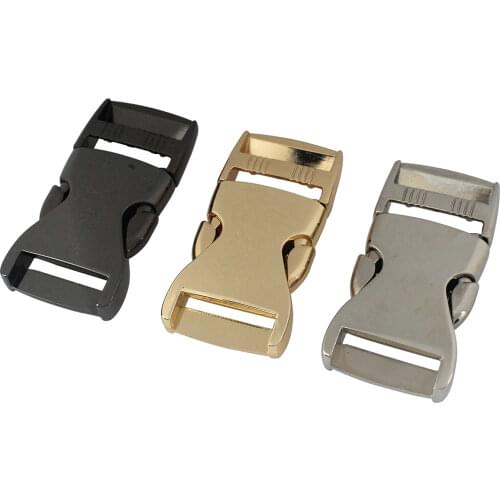 1pcs Metal Backpack Strap Buckle Quick Side Release Clasp for DIY Bag Luggage Outdoor Backpack Strap Belt Webbing Lether Craft