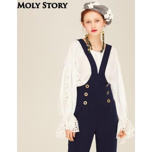 Moly Story Blouses With Sleeves