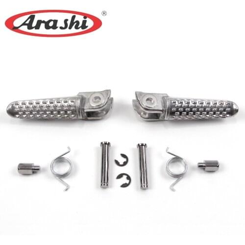 ARASHI Motorcycle Front Foot Pegs Footrest Pedal For Honda CBR600RR 2003 - 2012 CBR 600 RR 2004 2005 CBR 1000 RR 2004 - 2015
