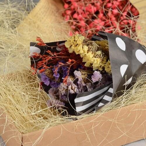 Natural Uncolored Raffia Jute Gift/wedding Candy Packing Material Box Filler Supplies Jute silk chicken nest gift box filling