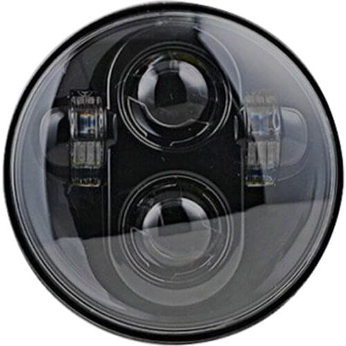 OTBS 5.75 inch LED Headlight Projector Bulb 5 3/4" 45W Hi/Lo Beam headlamp For Sportsters XL XG XR VRSCD Dyna Motorcycle