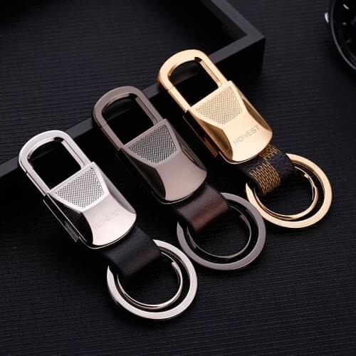 Waist hanging keychain key ring double loops key chain key holder high quality sleutelhanger chaveiro llaveros hombre