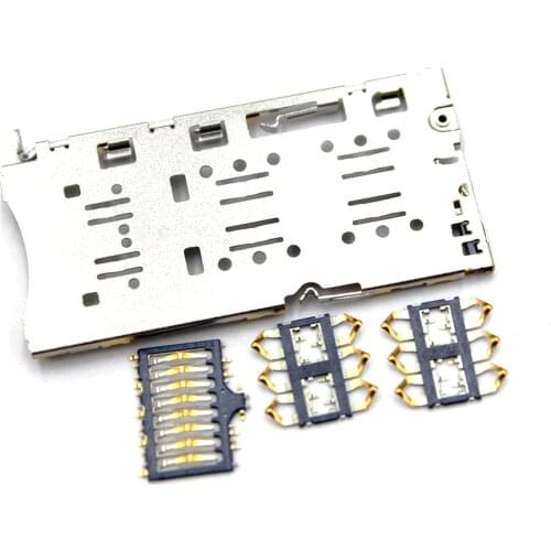 1 set New Sim reader Sim Card Reader Connector Socket Holder Slot For OPPO F1S