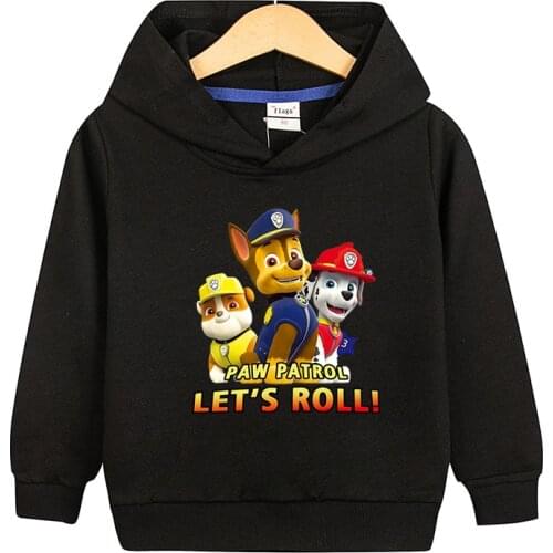 Paw Patrol New Loose Casual Women Long Sleeve Cute Kawaii Print Autumn Winter Tops Hoodies Harajuku Hoodie Birthday Gift