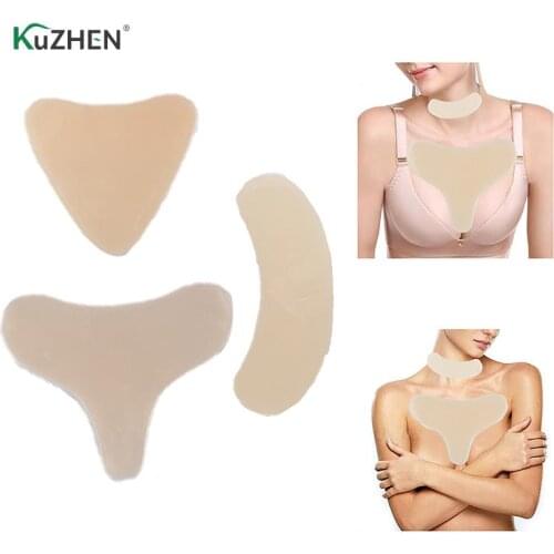 1Pc Reusable Anti-Aging Invisible Pads Silicone Anti Wrinkle Body Neck Chest Pad