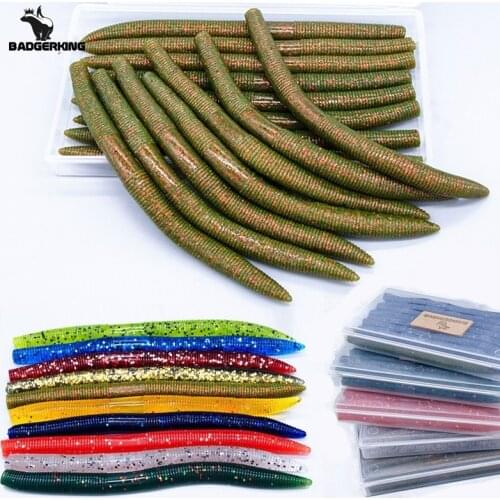 15pcs/ lots soft parasitic SENKO worm Fishing Lure For weightless Neko Rig Wacky Rig 14cm 8.5g Tough Swim Bait silicone lure