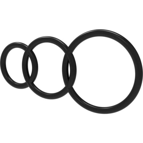 3Pcs 3/4/5cm Silicone Stretchy Cock Penis Ring For Men Delay Ejaculation Penis Cage Rings Cock Ring Adult Products Sex Toys