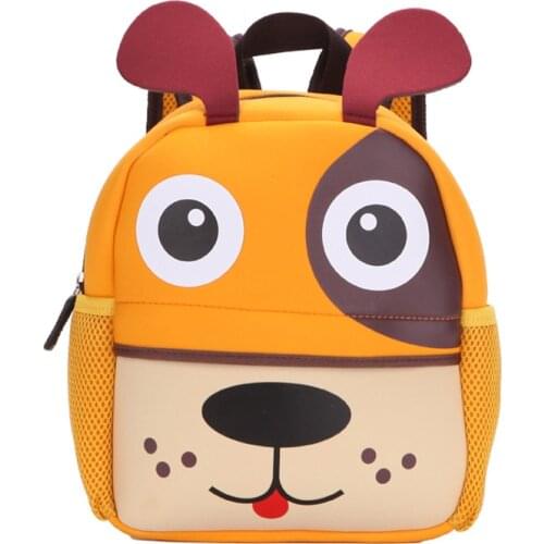 3D Cartoon Animals Dog Kids School Bags Cute Toddler Backpacks Kindergarten Children Schoolbag for Girl Boys Bag