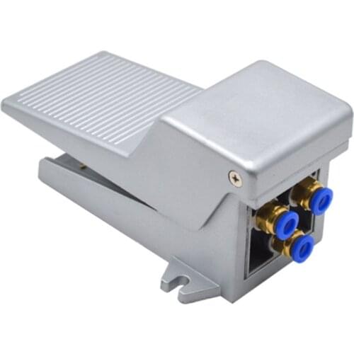 4F210-08 2 Position 5 Way Momentary Air Tool Foot Pneumatic Pedal Valve Switch4F210-08L with Lock Pedal Valve