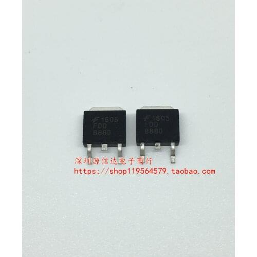 5PCS FDD8880 SOT-252 new original, field effect transistor n-fet 30v 58a 9m ω
