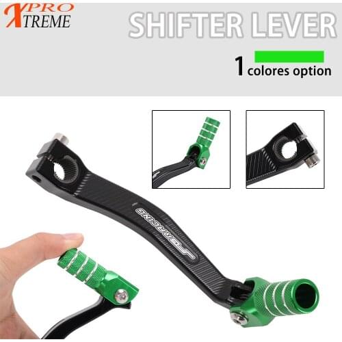 Motorcycle Aluminum Folding Gear Shift pedal Shifter Lever For KAWASAKI KX450F KXF450 2009-2018 09 10 11 12 13 14 15 16 17 18