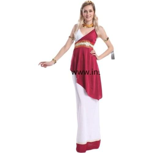 Free shipping zy390 New 2015 Womens Adult Greek Roman Empress Toga Fancy Dress Party Costume sexy Costumes