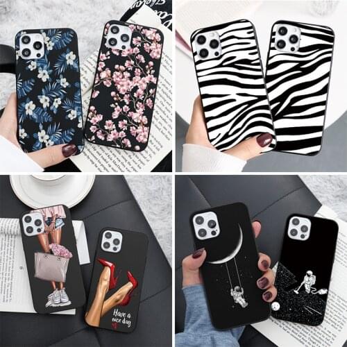 Astronaut Soft TPU Cases for Huawei P30 P40 Lite E Pro P20 Mate 20 10 Lite Honor 9A 8A 20i 10i 10 9X 8X Y7 Y9 9 Case Cover Funda