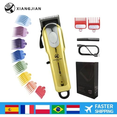 Electric Barber Rechargeable Professional Cordless BeardTrimmer Hair Cutting Kit Hair Clipper Haircut Kit for Men Kids