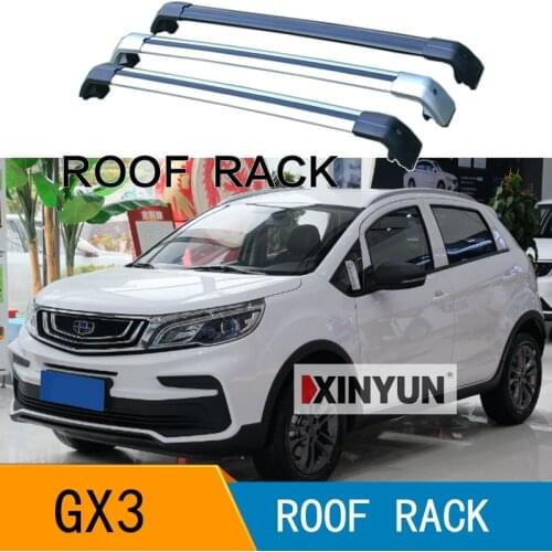 Roof Bars for Geely GX3 [2019 2020 2021] Aluminum Alloy Side Bars Cross Rails Roof Rack Luggage