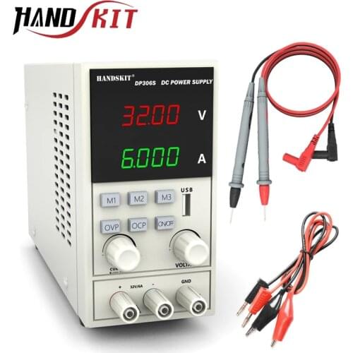 Adjustable Power Supply Precision Adjustable 32V 10A DC Linear Digital Voltage Regulator Power Supply Free Shipping