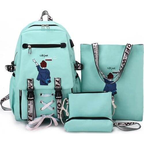 Fashion Backpack Flower Women Backpack Waterproof Student Schoolbags Large School Bags For Teenage Girls School Backpack Female