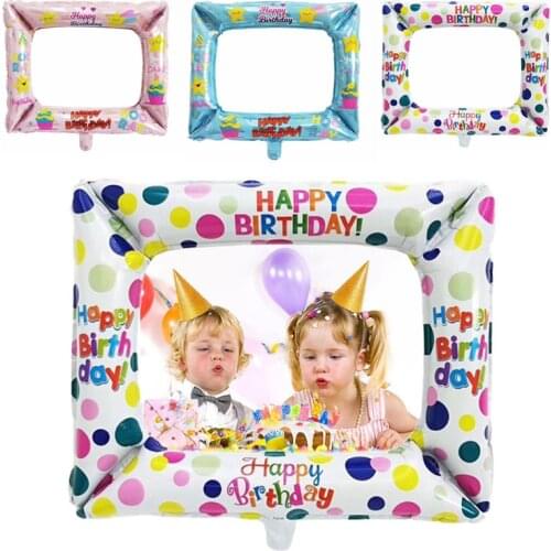 Inflatable Frame Photo Booth Props Selfie Picture Frame Party Supplies For Birthday Bridal Shower Baby Shower Wedding Carnival