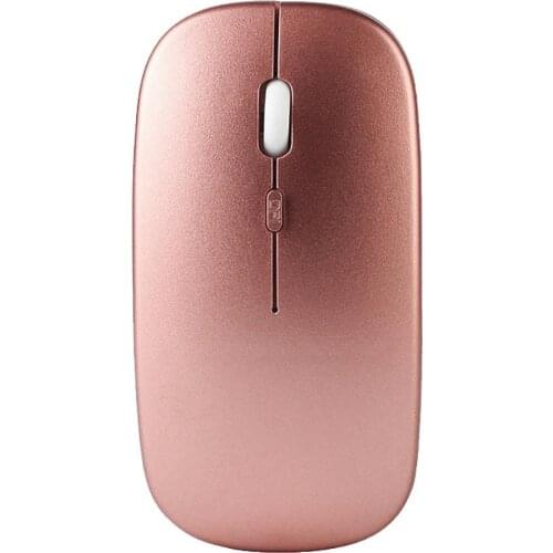 New Universal Ultra-thin Rechargeable Mute Wireless Mouse for Notebook Computer PC Universal Ultra-thin Rechargeable Mute MICE
