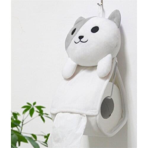 1pcs New Anime Game Backyard Cat Bathroom Hanging Tissue Box Neko Atsume Plush Toy Stuffed Doll Cosplay Accessories Decor Gift